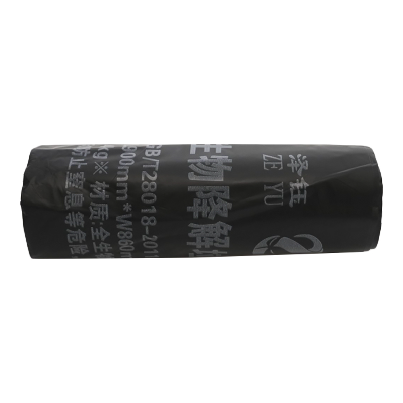 Sac de gunoi plat, pliat cu 20%, complet biodegradabil, foarte sigilat BIO/M-RB02
